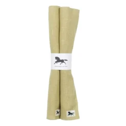 Linne bordstablett 34x45 cm 2-pack, Oliv