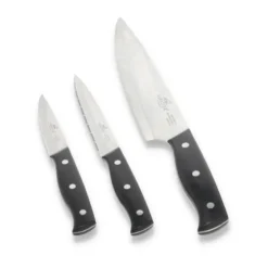 Lion Sabatier Austral knivset 3 delar, Stål-svart