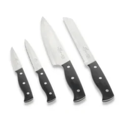 Lion Sabatier Austral knivset 4 delar, Stål-svart