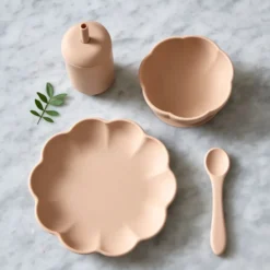 Little Poppy barnservis 4 delar, Oatmeal