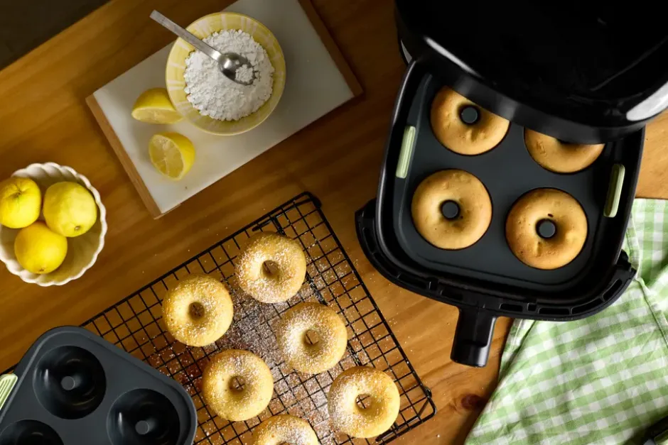 Lékué Air fryer doughnutsform 4st, Grey