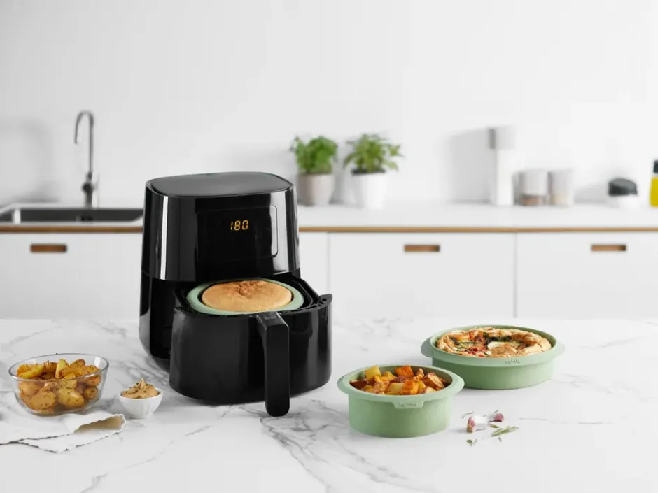 Lékué airfryer form grön, 20 cm