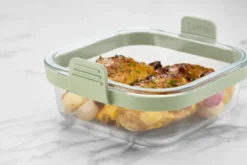 Lékué Air fryer fyrkantig glasform, Transparent