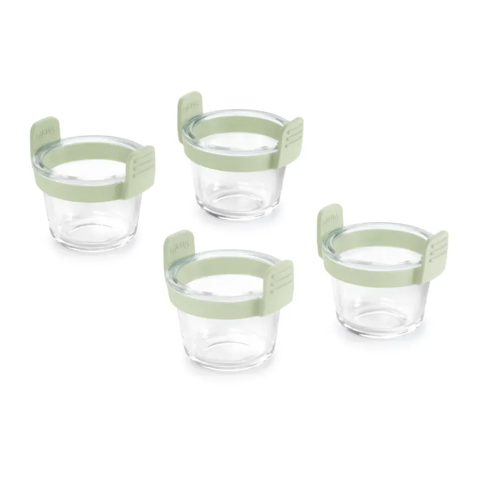 Lékué Air fryer glaskopp mini 4-pack, Transparent