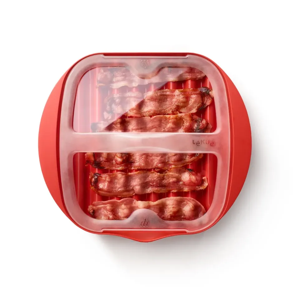 Lékué baconform till mikro, Röd