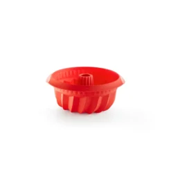 Lékué djup savarinform silikon Ø22 cm, Röd