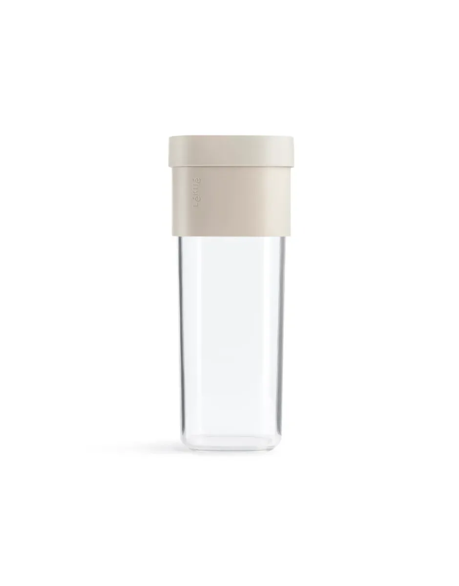 Lékué flip förvaringsburk stor, Beige