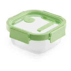 Lékué fyrkantig matlåda glas 0,52 L, Grön