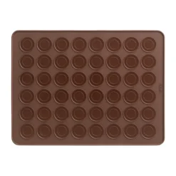 Lékué macarons bakmatta silikon 40 cm, Brun