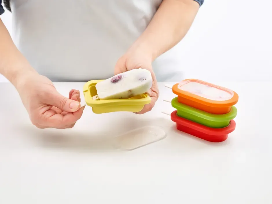 Lékué mini isglassformar stapelbara 4 delar, Mixat