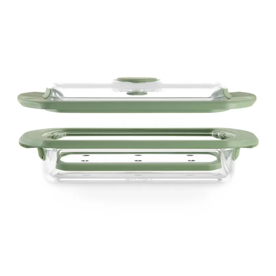 Lékué ångkokare, Transparent, glas, 2-pack