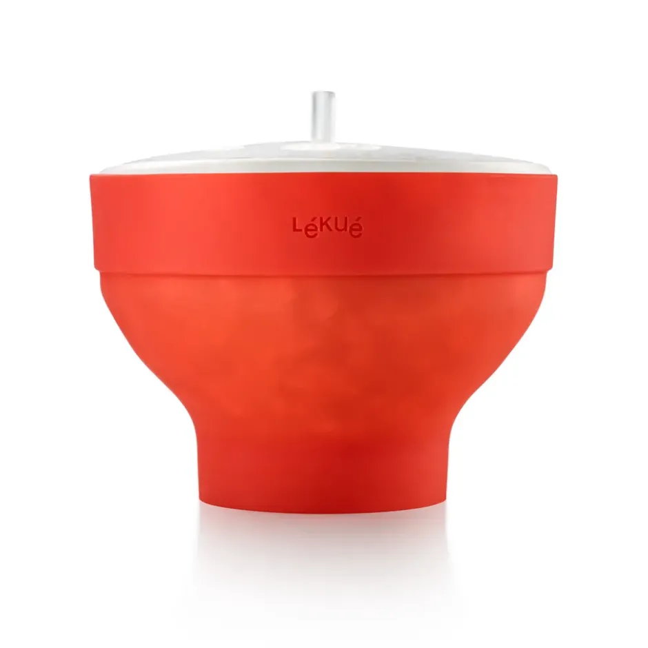 Lékué popcornmaker mikro, Röd