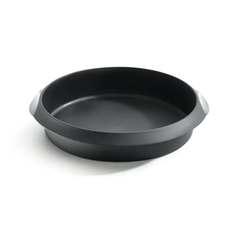 Lékué rund kakform 26 cm, Svart