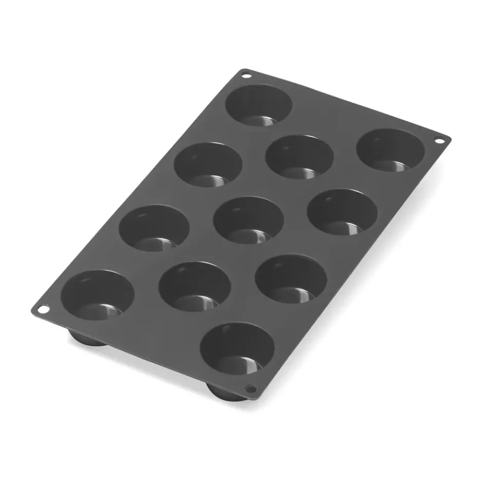 Lékué silikonform mini muffins 11 st, Svart