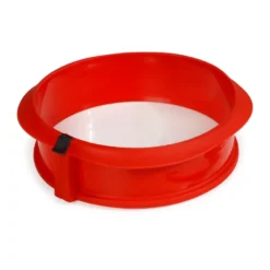 Lékué springform med tallrik röd, 23 cm