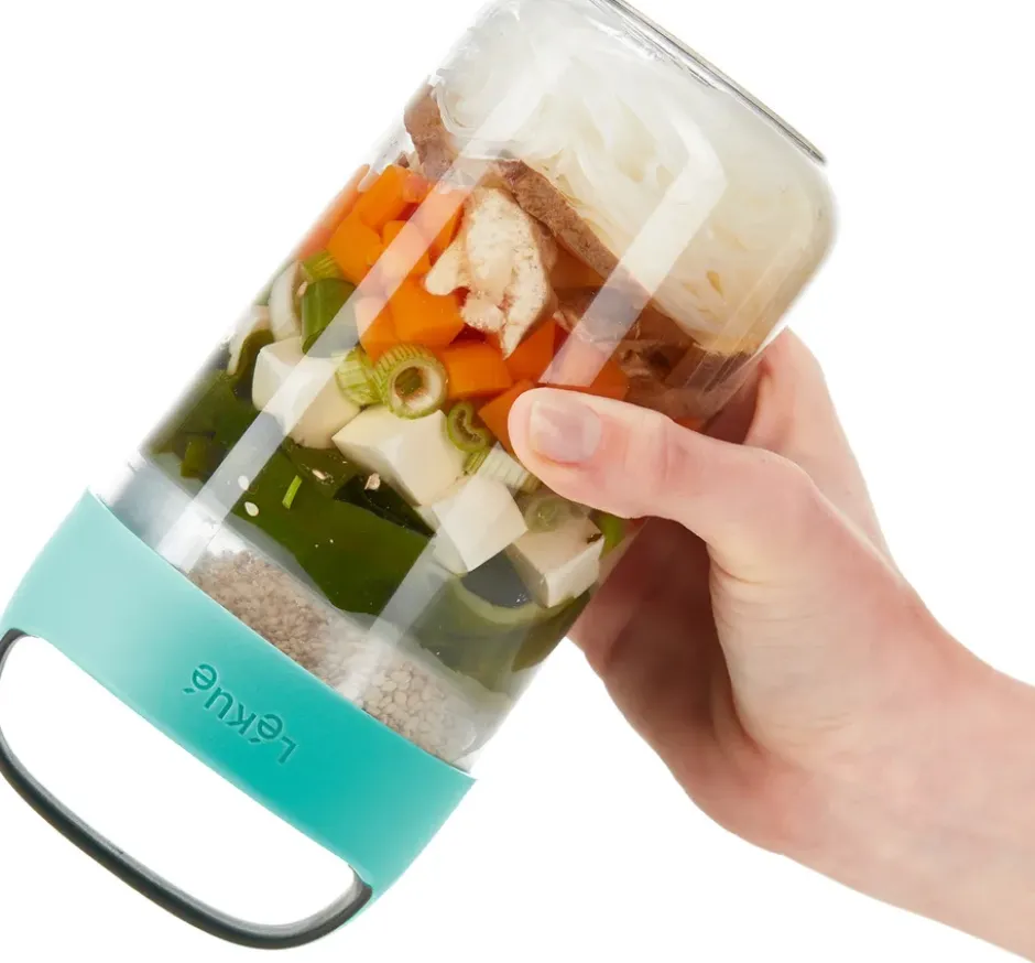 Lékué To Go burk 0,6 L, Turkos
