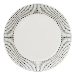 Mainio Sarastus tallrik Ø15 cm, Svart-vit