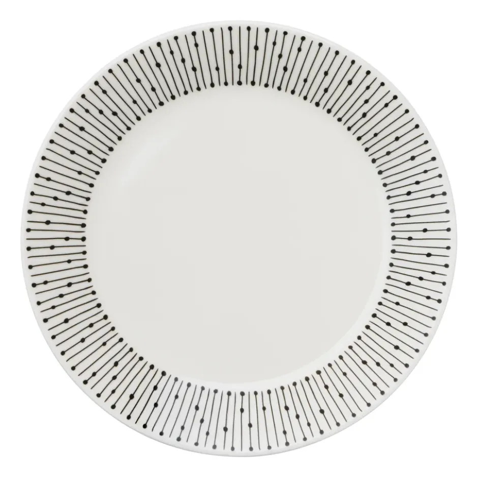 Mainio Sarastus tallrik Ø15 cm, Svart-vit