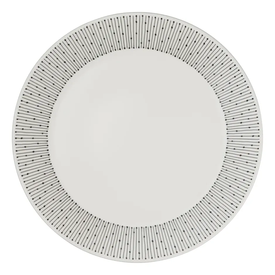 Mainio Sarastus tallrik Ø25 cm, Svart-vit