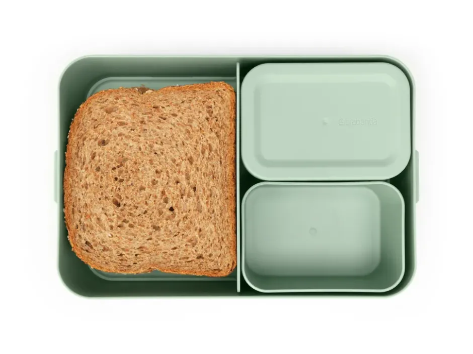 Make & Take bento matlåda stor 2 L, Jade Green