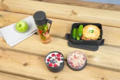 Make & Take frukost och lunch Set 3 delar, Mörkgrå