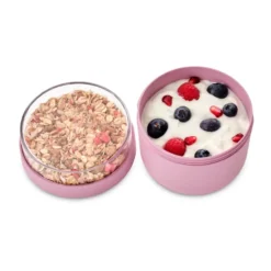 Make & Take frukostskål 0,5 L, Lilac Pink