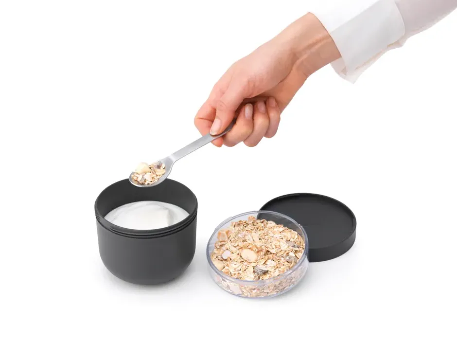 Make & Take frukostskål 0,5 L, Mörkgrå