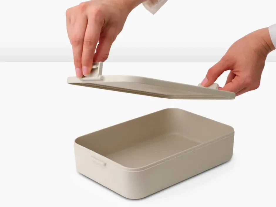Make & Take matlåda stor 2 L, Soft Beige