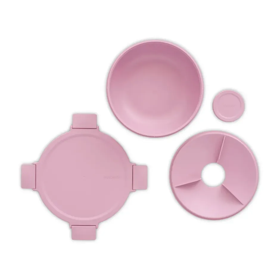 Make & Take salladsskål, 1,3 L, Lilac Pink