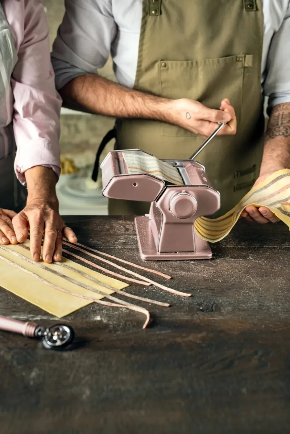 Marcato Atlas 150+ pastamaskin, Powder rosa