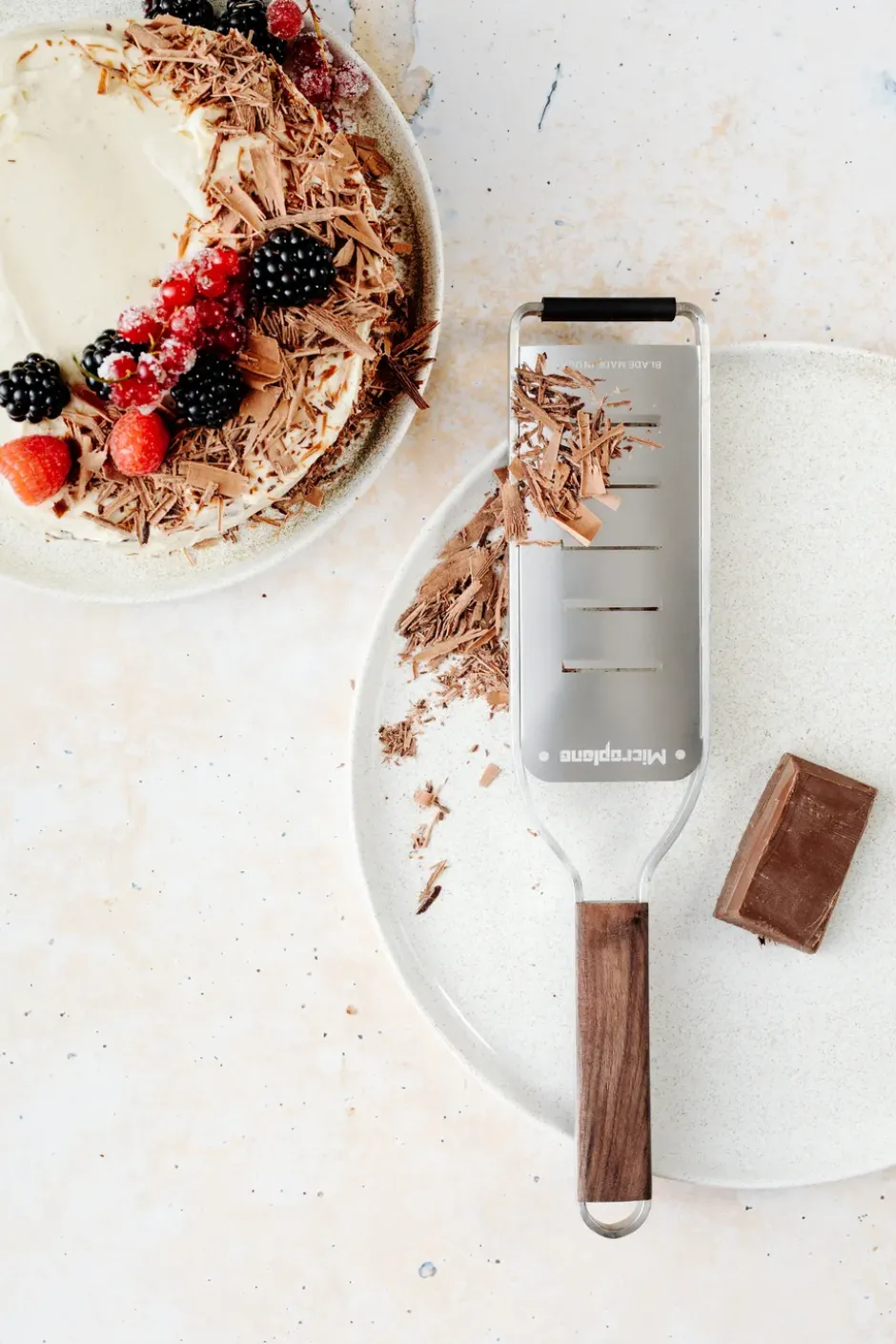 Master large shaver rivjärn 30 cm, Walnut