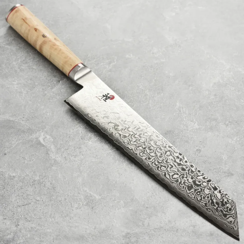 Miyabi Birch 5000MCD kiritsukekniv 24 cm, Damaskusstål-björk