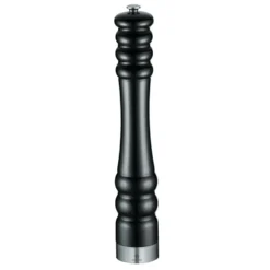 München salt- & pepparkvarn blank svart, 35 cm
