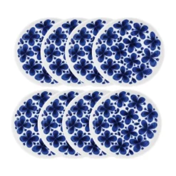 Mon Amie assiett Ø18 cm 8-pack - Blå