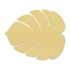Monstera Leaf Hippo bordstablett S, Guld