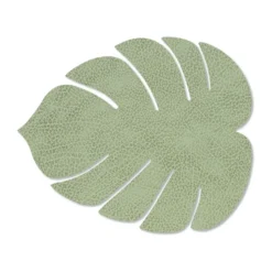 Monstera Leaf Hippo bordstablett S, Olivgrön