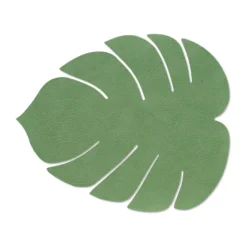 Monstera Leaf Hippo bordstablett L, Forest green