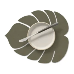 Monstera Leaf Nupo bordstablett S, Army green