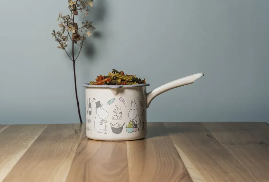 Moomin Bon Appétit kastrull 1,3 liter, Beige