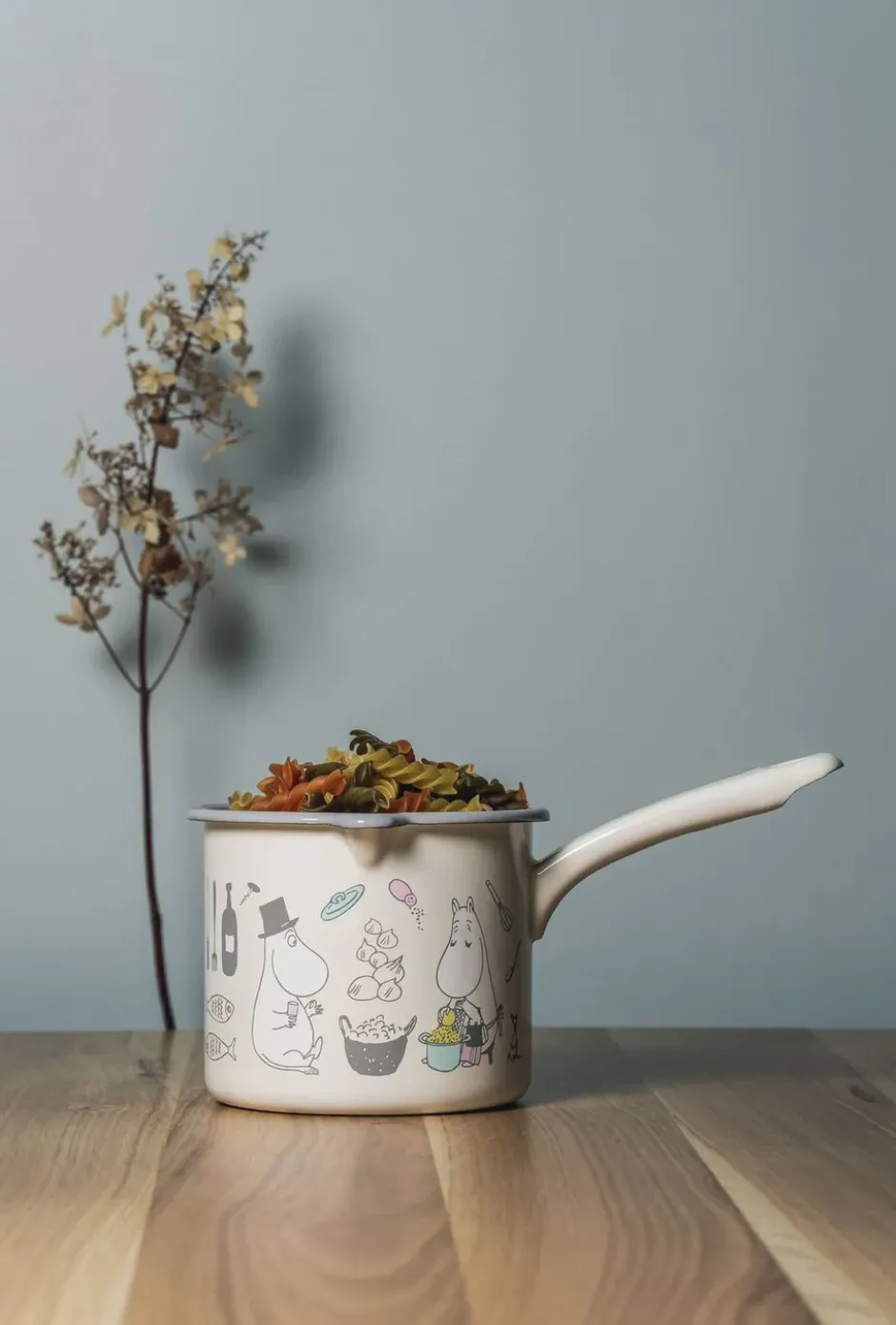 Moomin Bon Appétit kastrull 1,3 liter, Beige