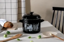 Mumin emaljgryta högt lock 3,5 L, Köket