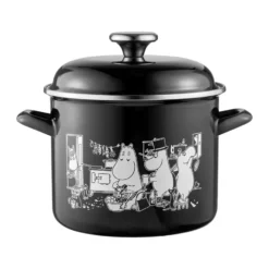 Mumin emaljgryta högt lock 3,5 L, Köket