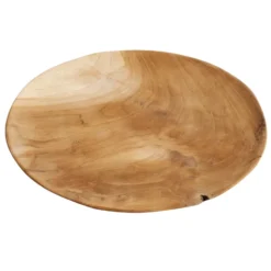 Muubs teak tallrik 37 cm, Natur