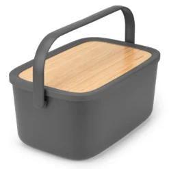 Nic brödlåda, Mörkgrå