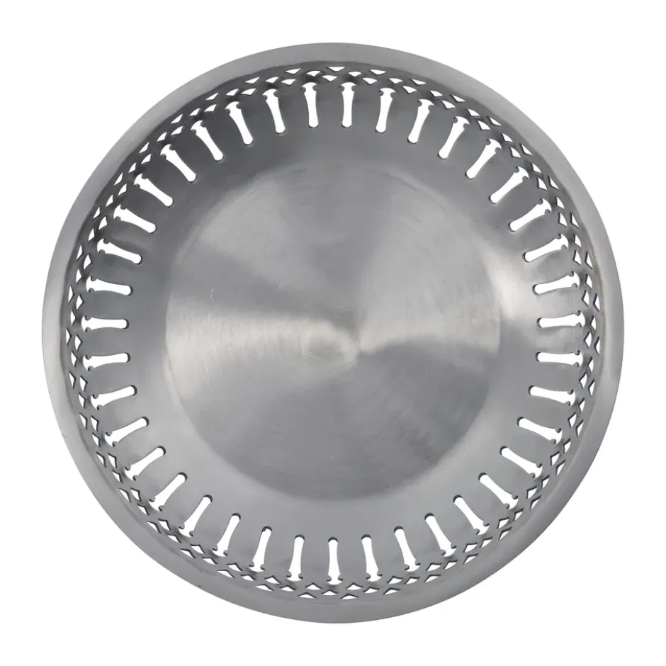 Nicolas Vahé brödkorg 2 delar, Antik silverfinish