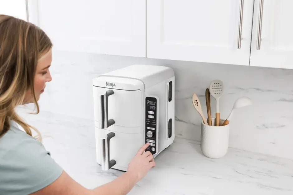 Ninja Air Fryer SL400EU double stack XL 2 lådor 9,5 L, Svart