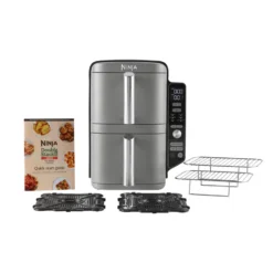 Ninja Air Fryer SL400EU double stack XL 2 lådor 9,5 L, Svart