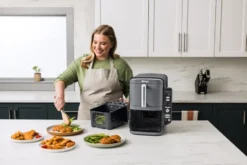 Ninja Air Fryer SL400EU double stack XL 2 lådor 9,5 L, Svart