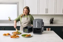 Ninja Air Fryer SL451EU stacked dual zone XL 9,5 L, Svart