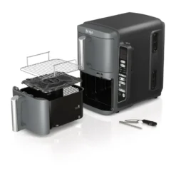 Ninja Air Fryer SL451EU stacked dual zone XL 9,5 L, Svart